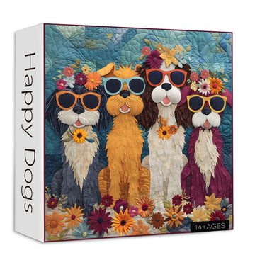 Cani felici puzzle puzzle 1000 pezzi